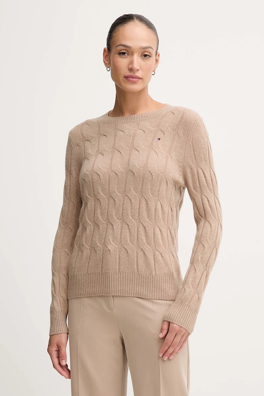 Шерстяной свитер Tommy Hilfiger, коричневый
Шерстяной свитер Tommy Hilfiger, коричневый