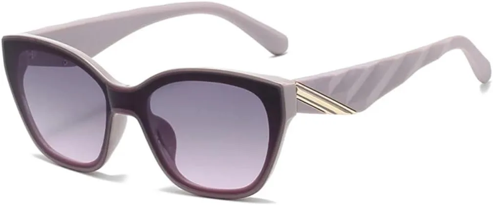 Женские солнцезащитные очки «кошачий глаз» в винтажном, роскошном, панк-стиле, популярные дорожные очки с защитой от УФ-излучения UV400 VVTWSSW, Purple-graypink
Женские солнцезащитные очки «кошачий глаз» в винтажном, роскошном, панк-стиле, популярные дорожные очки с защитой от УФ-излучения UV400 VVTWSSW, Purple-graypink