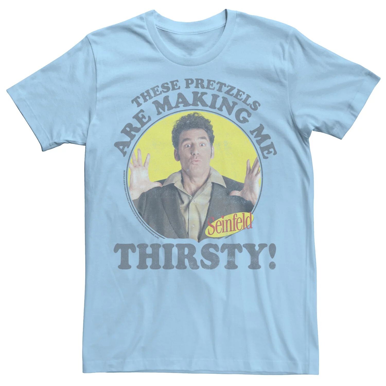 Мужская футболка Seinfeld Kramer «Эти крендельки вызывают у меня жажду» Licensed Character
Мужская футболка Seinfeld Kramer «Эти крендельки вызывают у меня жажду» Licensed Character