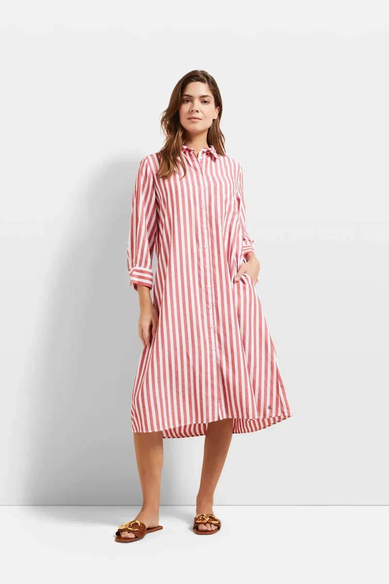 Платье-блузка bugatti с карманами в боковых швах, красный
Платье-блузка bugatti с карманами в боковых швах, красный