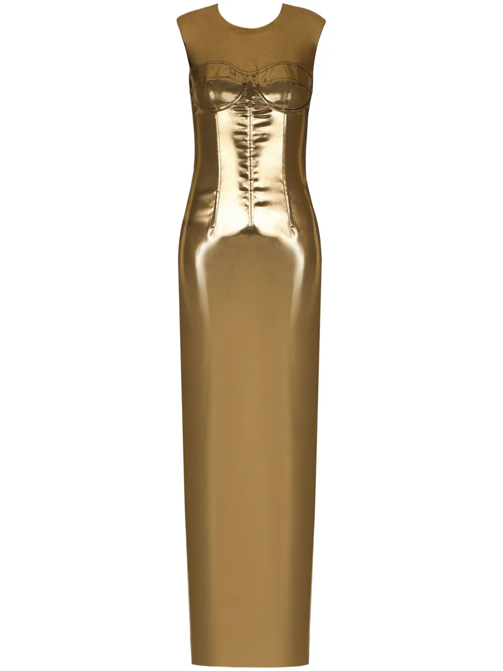 Платье с эффектом металлик DOLCE & GABBANA, золотой
Платье с эффектом металлик DOLCE & GABBANA, золотой