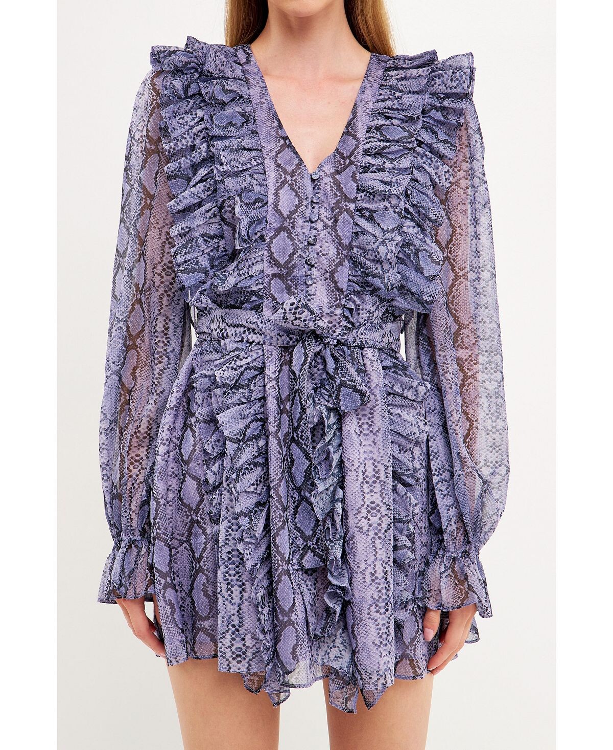 Женское мини-платье на пуговицах с рюшами endless rose
Женское мини-платье на пуговицах с рюшами endless rose