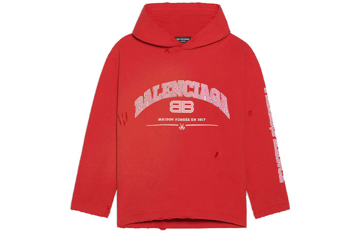 Толстовка мужская красная Balenciaga, красный 
Толстовка мужская красная Balenciaga, красный