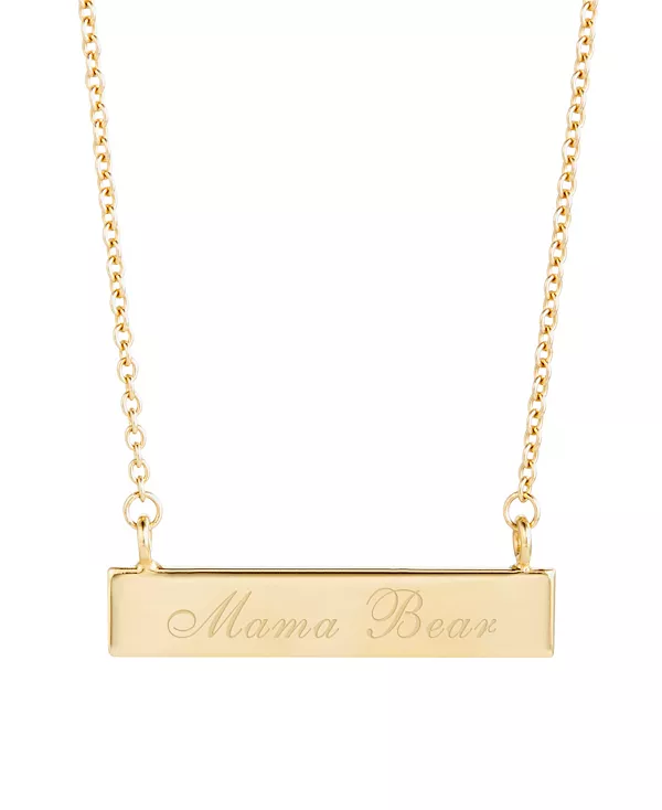 Ожерелье-Бар "Мама-медведица" с покрытием из 14-каратного золота Brook & York, gold-plate
Ожерелье-Бар "Мама-медведица" с покрытием из 14-каратного золота Brook & York, gold-plate