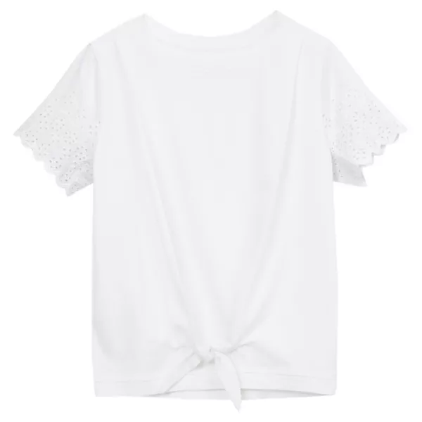 Детская футболка с узелком для девочек 2-16 лет Lands' End, белый
Детская футболка с узелком для девочек 2-16 лет Lands' End, белый