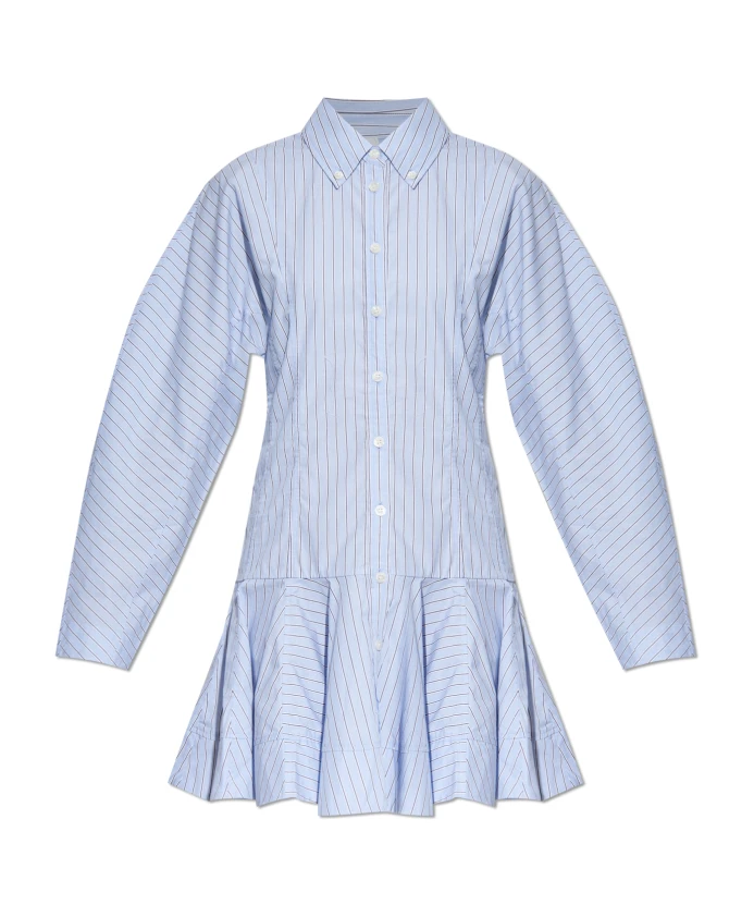 Платье-Рубашка в полоску Ganni, синий
Платье-Рубашка в полоску Ganni, синий