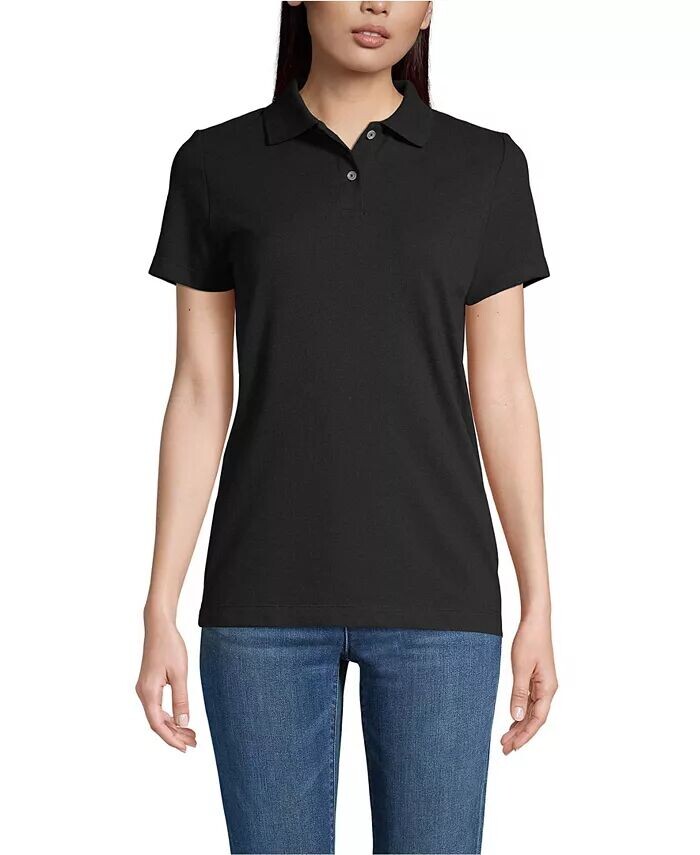 Женская рубашка-поло с коротким рукавом и сетчатой вставкой Lands' End, черный
Женская рубашка-поло с коротким рукавом и сетчатой вставкой Lands' End, черный