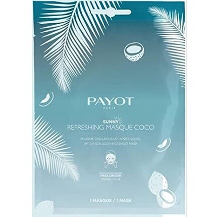 Payot Sunny Refreshing Coco Mask Успокаивающая тканевая маска после загара, Payot Paris 
Payot Sunny Refreshing Coco Mask Успокаивающая тканевая маска после загара, Payot Paris