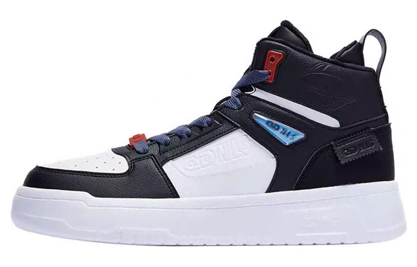 Кроссовки QIAODAN Skateboarding Shoes Men High-top Black White, черный
Кроссовки QIAODAN Skateboarding Shoes Men High-top Black White, черный