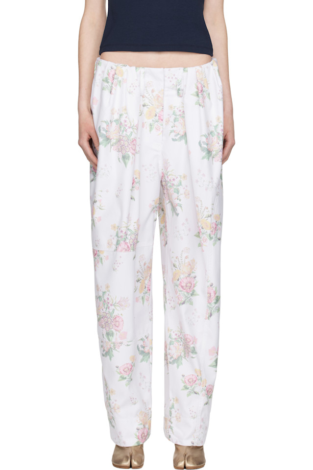 Open Yy Белые брюки с полной сборкой и цветочным принтом
Open Yy Белые брюки с полной сборкой и цветочным принтом