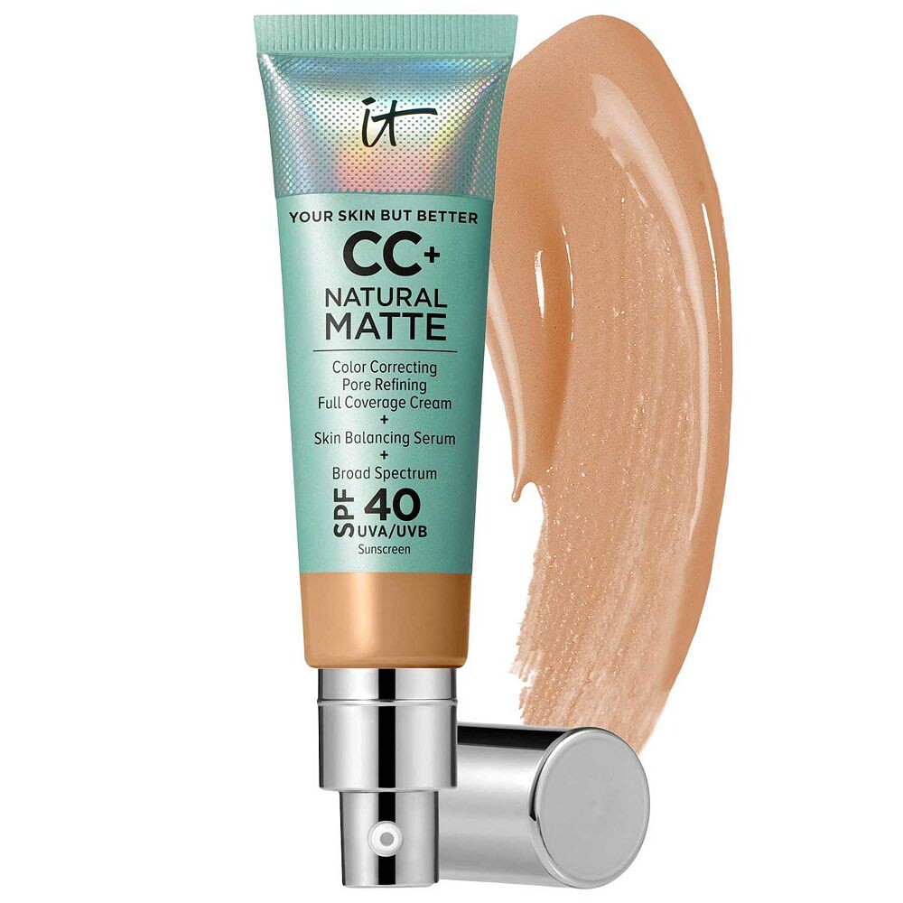IT Cosmetics CC+ Cream Натуральная матовая основа с SPF 40, цвет Tan Warm
IT Cosmetics CC+ Cream Натуральная матовая основа с SPF 40, цвет Tan Warm