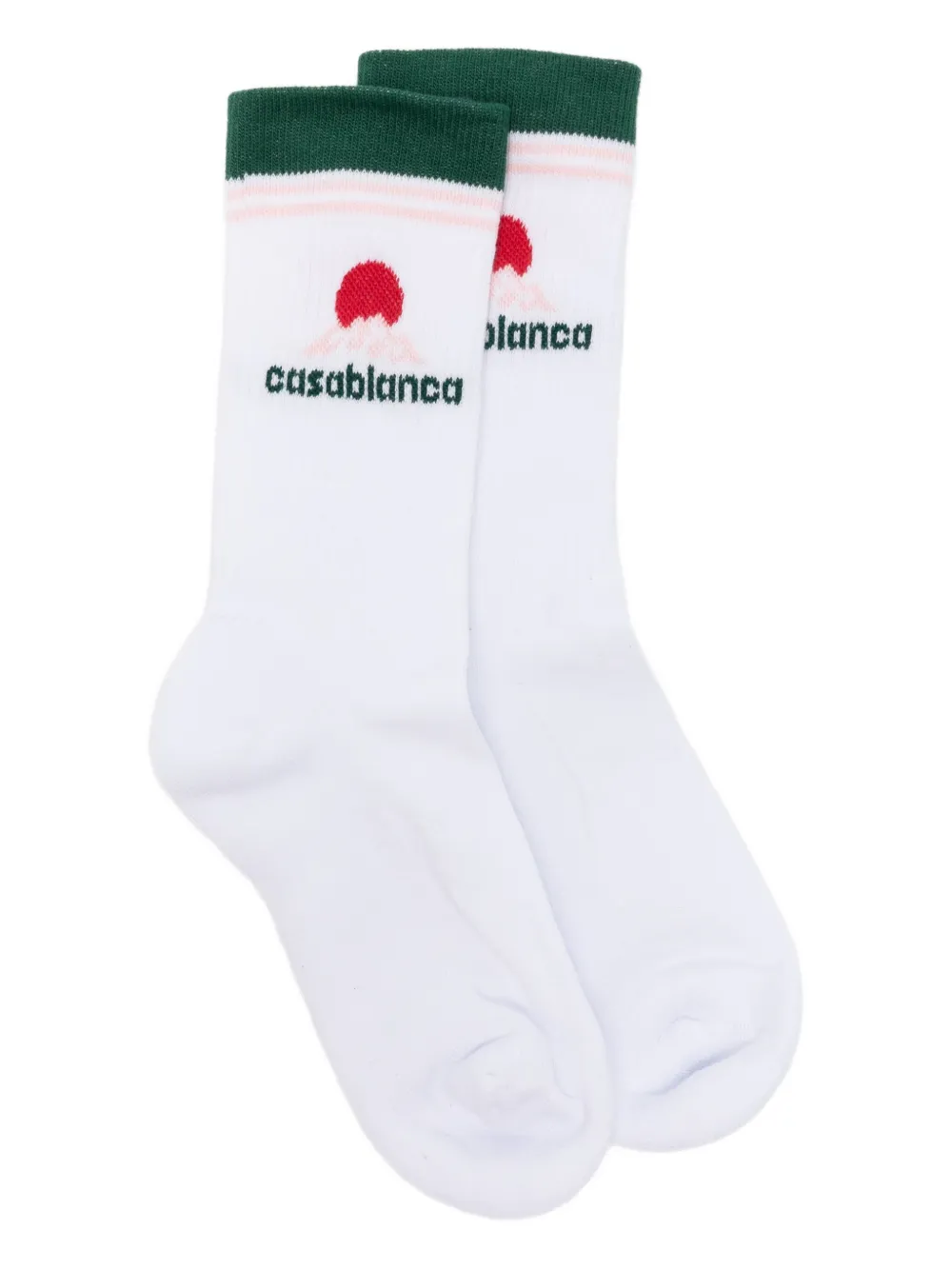 Носки в рубчик с вышитым логотипом CASABLANCA, белый
Носки в рубчик с вышитым логотипом CASABLANCA, белый