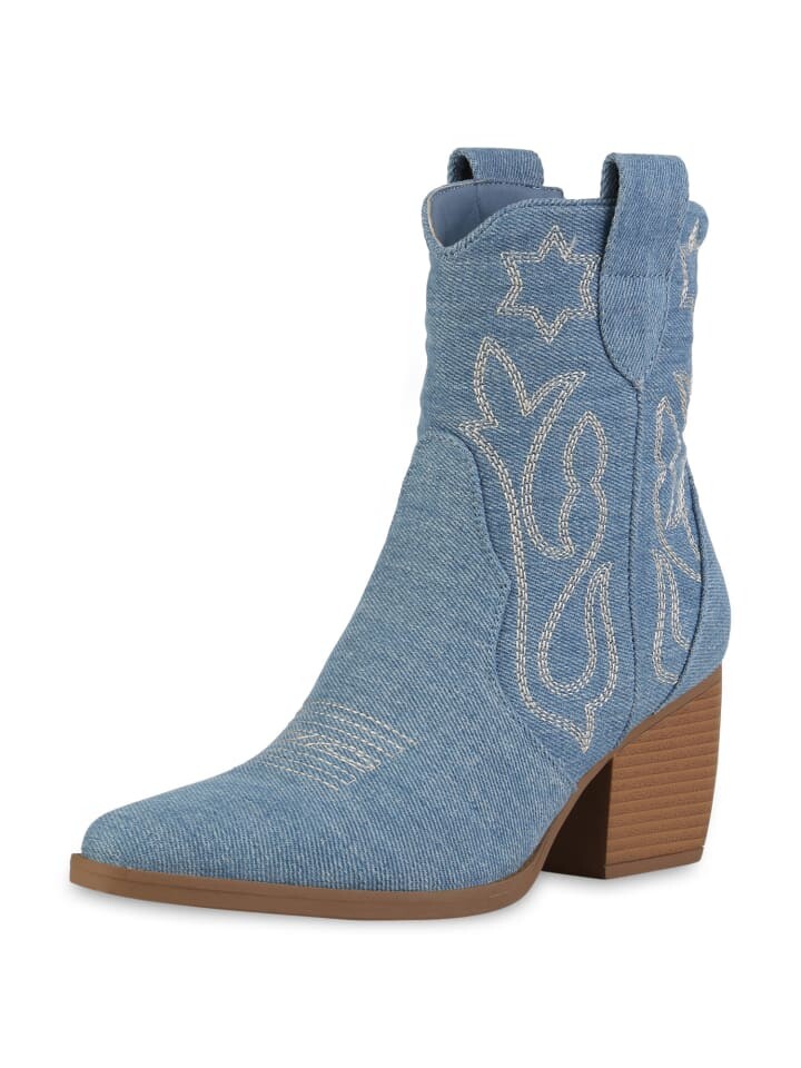 Ботильоны VAN HILL Cowboy Boots Ava, цвет hellblau denim
Ботильоны VAN HILL Cowboy Boots Ava, цвет hellblau denim