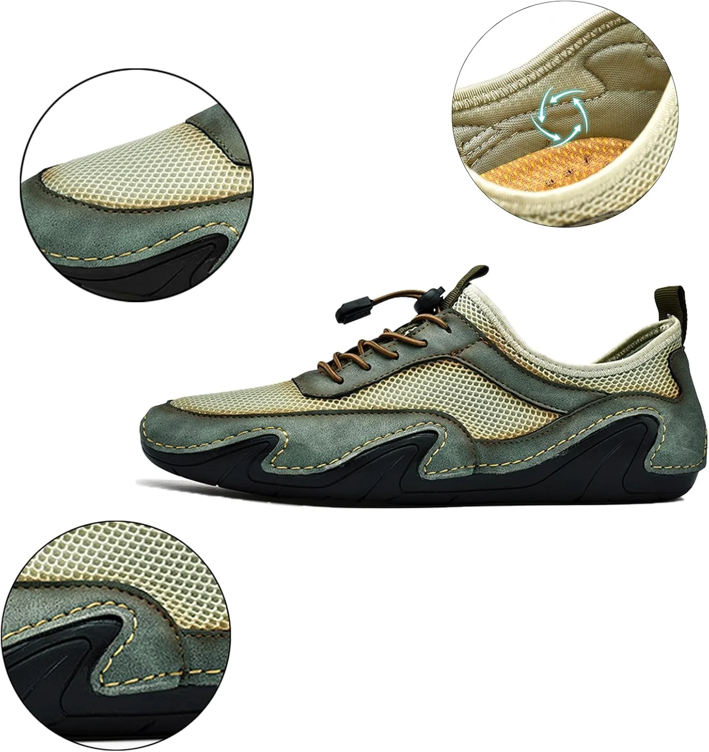 Классические мужские замшевые сандалии с сеткой, шнуровкой и нескользящей подошвой, удобные мокасины на липучке, модные повседневные плоские туфли на открытом воздухе, дышащие кеды-мокасины Чукка KCTRFSJ, черный
Классические мужские замшевые сандалии с сеткой, шнуровкой и нескользящей подошвой, удобные мокасины на липучке, модные повседневные плоские туфли на открытом воздухе, дышащие кеды-мокасины Чукка KCTRFSJ, черный