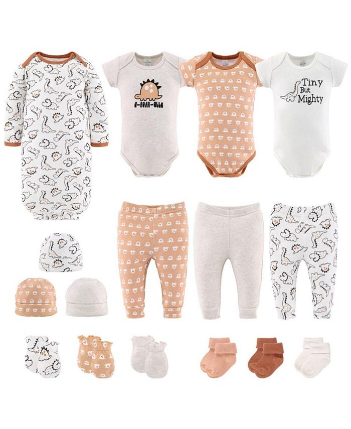 Подарочный набор Layette из 16 предметов для новорожденных мальчиков Tiny Dino The Peanutshell, оранжевый
Подарочный набор Layette из 16 предметов для новорожденных мальчиков Tiny Dino The Peanutshell, оранжевый