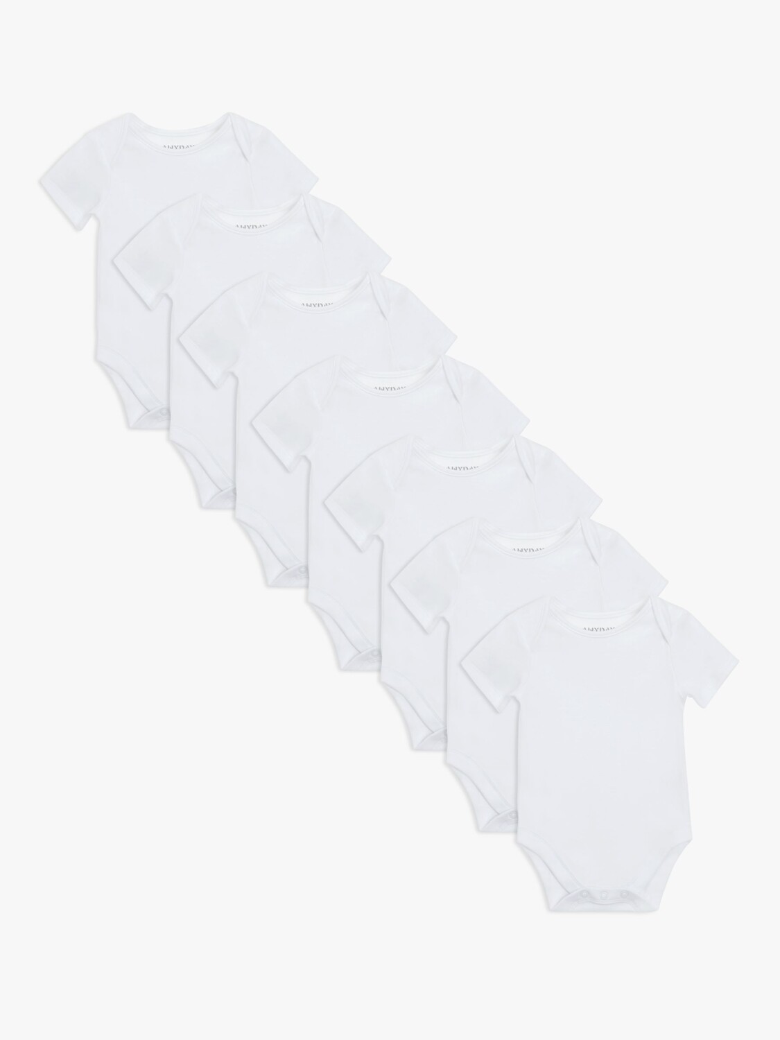 Детские боди с короткими рукавами John Lewis Anyday, 7 шт., белые, Белый, Детские боди с короткими рукавами John Lewis Anyday, 7 шт., белые 
Детские боди с короткими рукавами John Lewis Anyday, 7 шт., белые, Белый, Детские боди с короткими рукавами John Lewis Anyday, 7 шт., белые