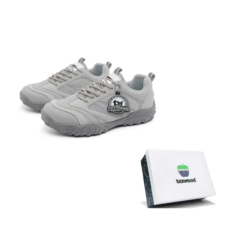 TEXWOOD Серые мужские кеды с защитой от ударов и поддержкой стопы, цвет Gray 
TEXWOOD Серые мужские кеды с защитой от ударов и поддержкой стопы, цвет Gray