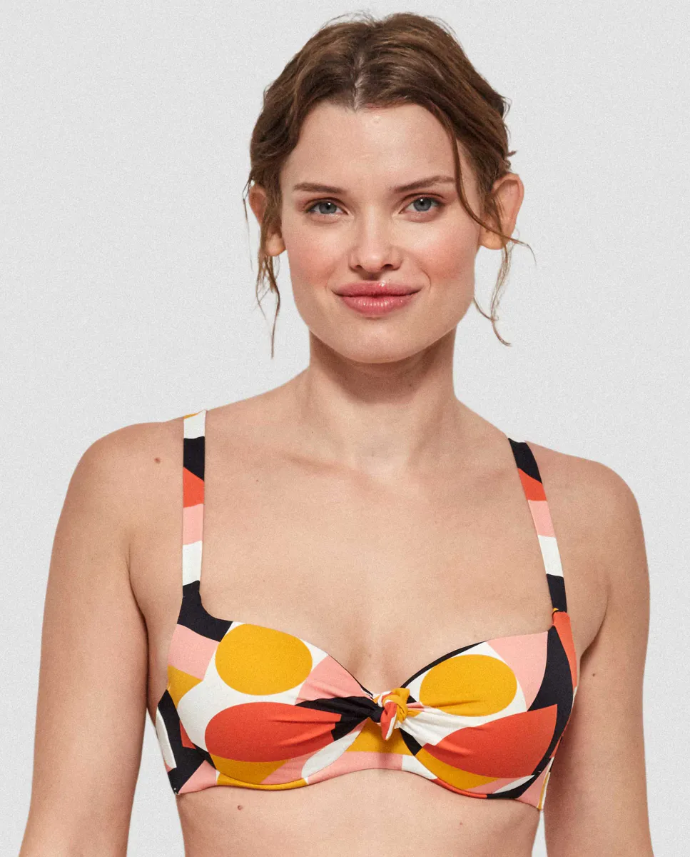 Лиф бикини с объемным геометрическим принтом Gisela, мультиколор
Лиф бикини с объемным геометрическим принтом Gisela, мультиколор