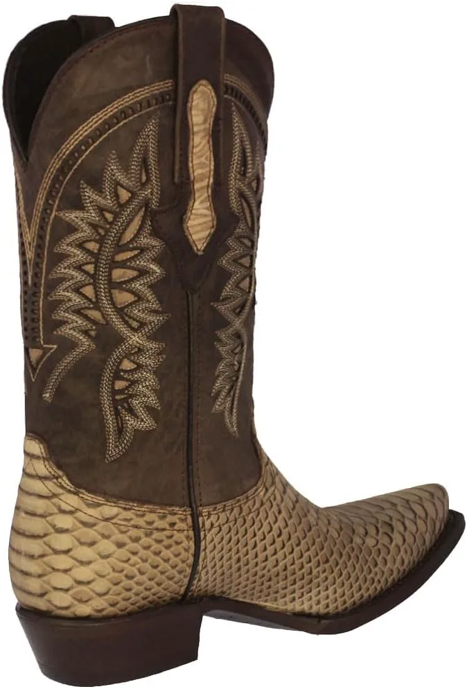 Мужские сандалеты Texas Legacy Western из кожи с узором под змею и заостренным носком
Мужские сандалеты Texas Legacy Western из кожи с узором под змею и заостренным носком