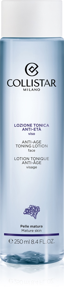 Очищающие средства, тонизирующий лосьон для лица, очищающий тоник с антивозрастным эффектом Collistar, 250 мл
Очищающие средства, тонизирующий лосьон для лица, очищающий тоник с антивозрастным эффектом Collistar, 250 мл