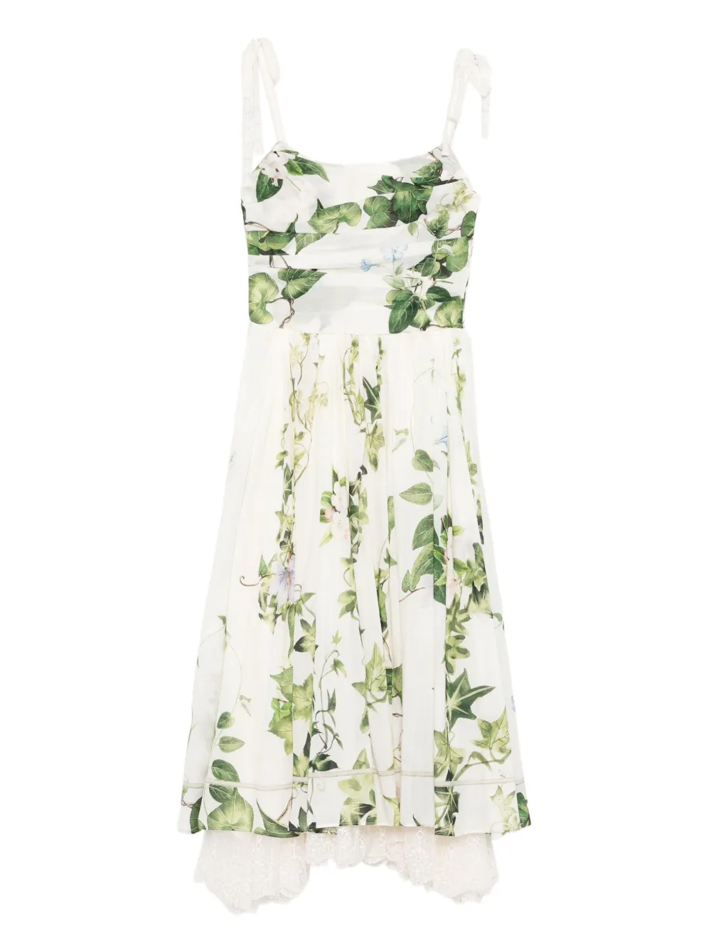 Платье с цветочным принтом и завязками Alice + Olivia, нейтральный
Платье с цветочным принтом и завязками Alice + Olivia, нейтральный