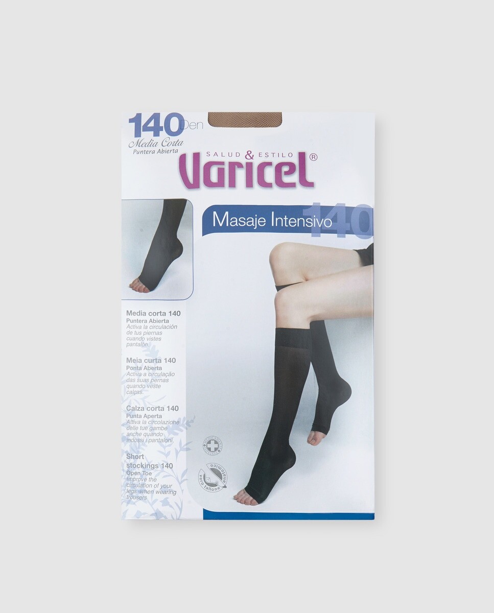 Мини-чулок медицинский для отдыха натурального цвета 140D Varicel
Мини-чулок медицинский для отдыха натурального цвета 140D Varicel