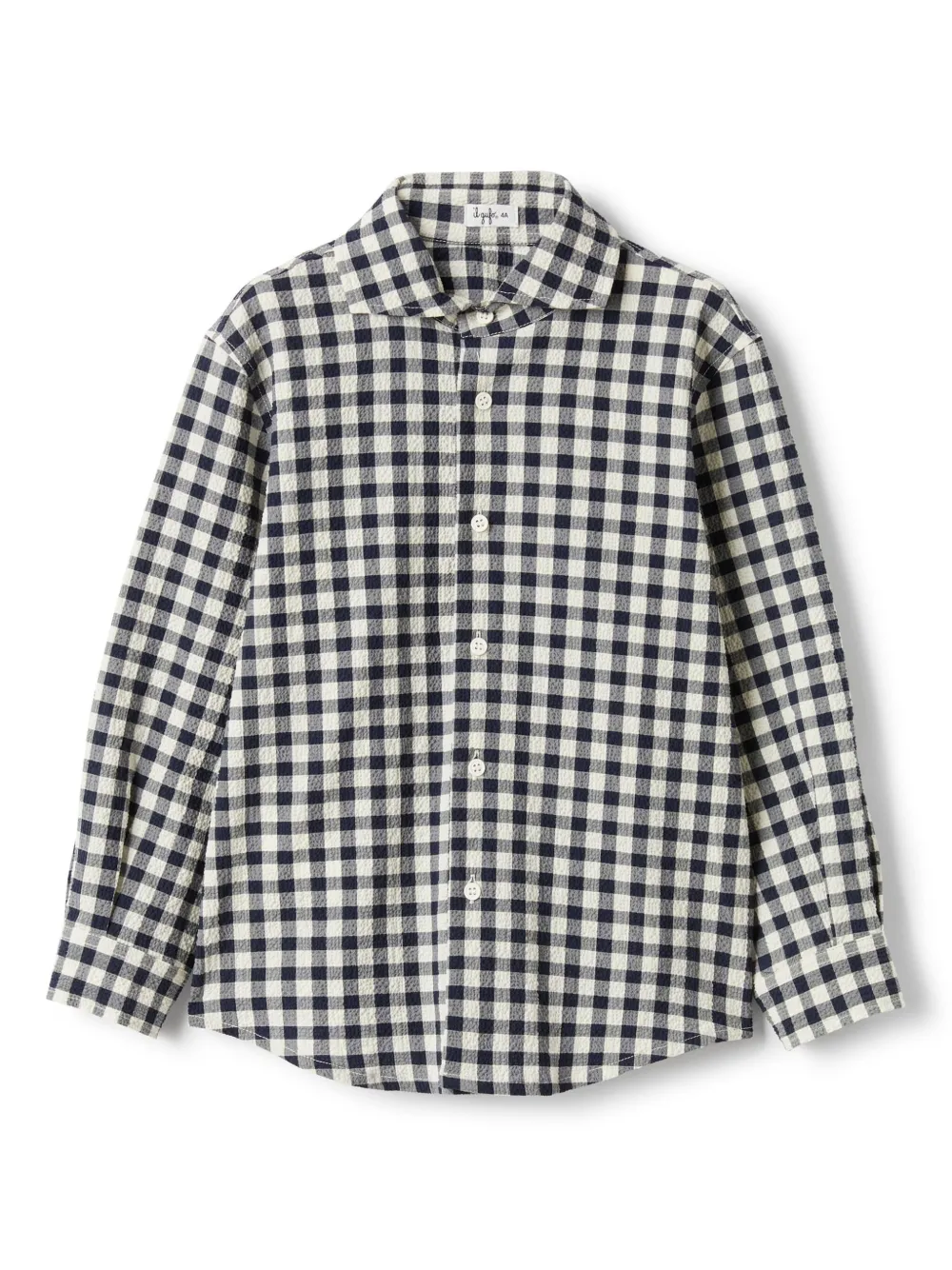 Клетчатая рубашка Il Gufo, черный
Клетчатая рубашка Il Gufo, черный