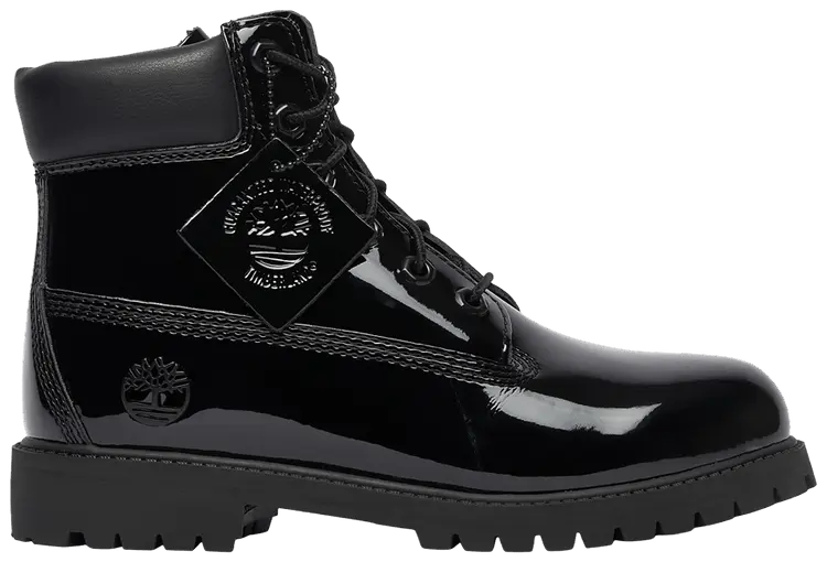 Детские водонепроницаемые ботинки Timberland 6 Inch Premium, черная лакированная кожа
Детские водонепроницаемые ботинки Timberland 6 Inch Premium, черная лакированная кожа