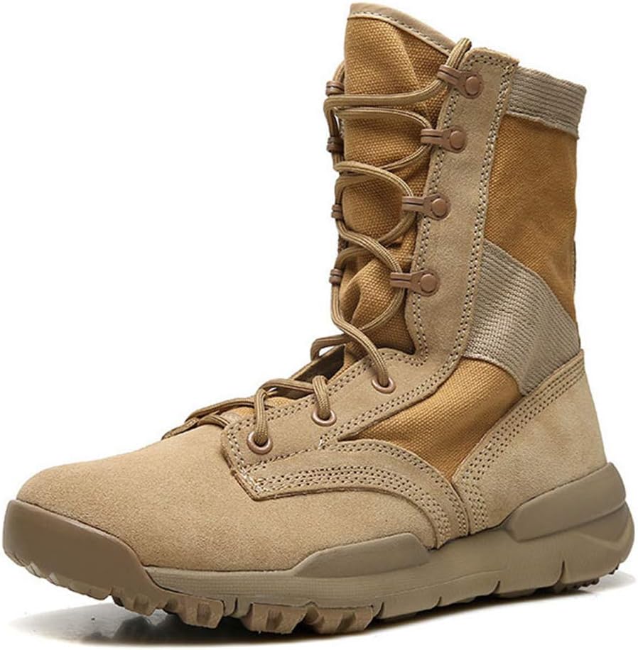 Мужские тактические ботинки, водонепроницаемые, дышащие боевые ботинки с высокими голенищами для пустыни, военные ботинки, черные, размер 43/EU, UK 8.5/US 9 Jlfzc
Мужские тактические ботинки, водонепроницаемые, дышащие боевые ботинки с высокими голенищами для пустыни, военные ботинки, черные, размер 43/EU, UK 8.5/US 9 Jlfzc