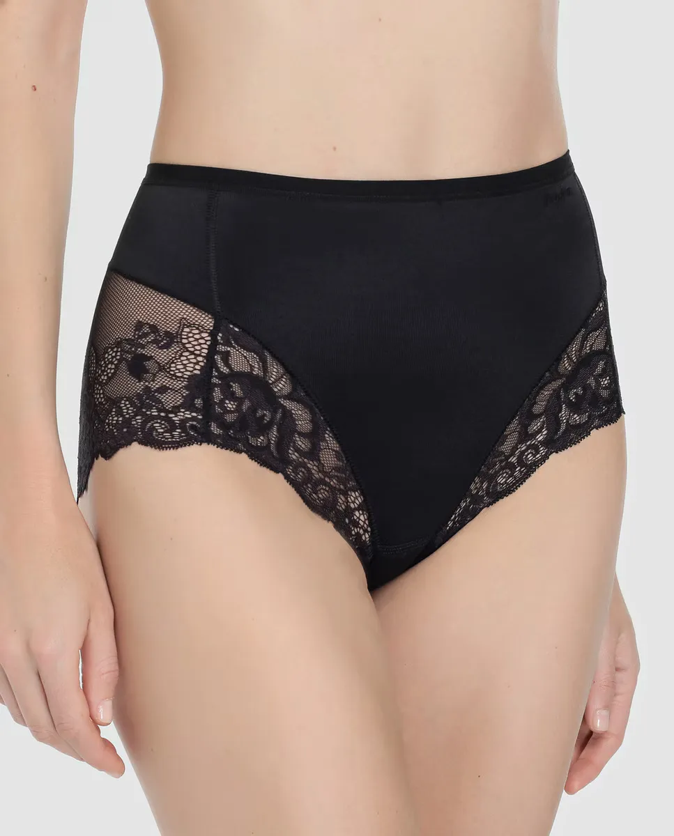 Высокие трусы Shape Greta Janira с кружевом, черный 
Высокие трусы Shape Greta Janira с кружевом, черный