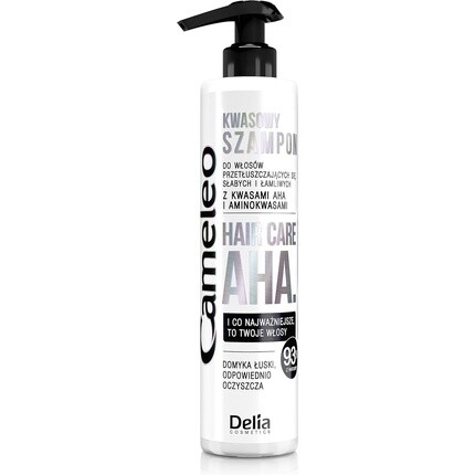 Cameleo AHA Hair Care Кислотный шампунь для жирных, слабых и ломких волос 250мл
Cameleo AHA Hair Care Кислотный шампунь для жирных, слабых и ломких волос 250мл