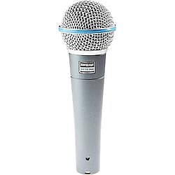 Кардиоидный динамический вокальный микрофон Shure BETA 58A Handheld Supercardioid Dynamic Microphone
Кардиоидный динамический вокальный микрофон Shure BETA 58A Handheld Supercardioid Dynamic Microphone