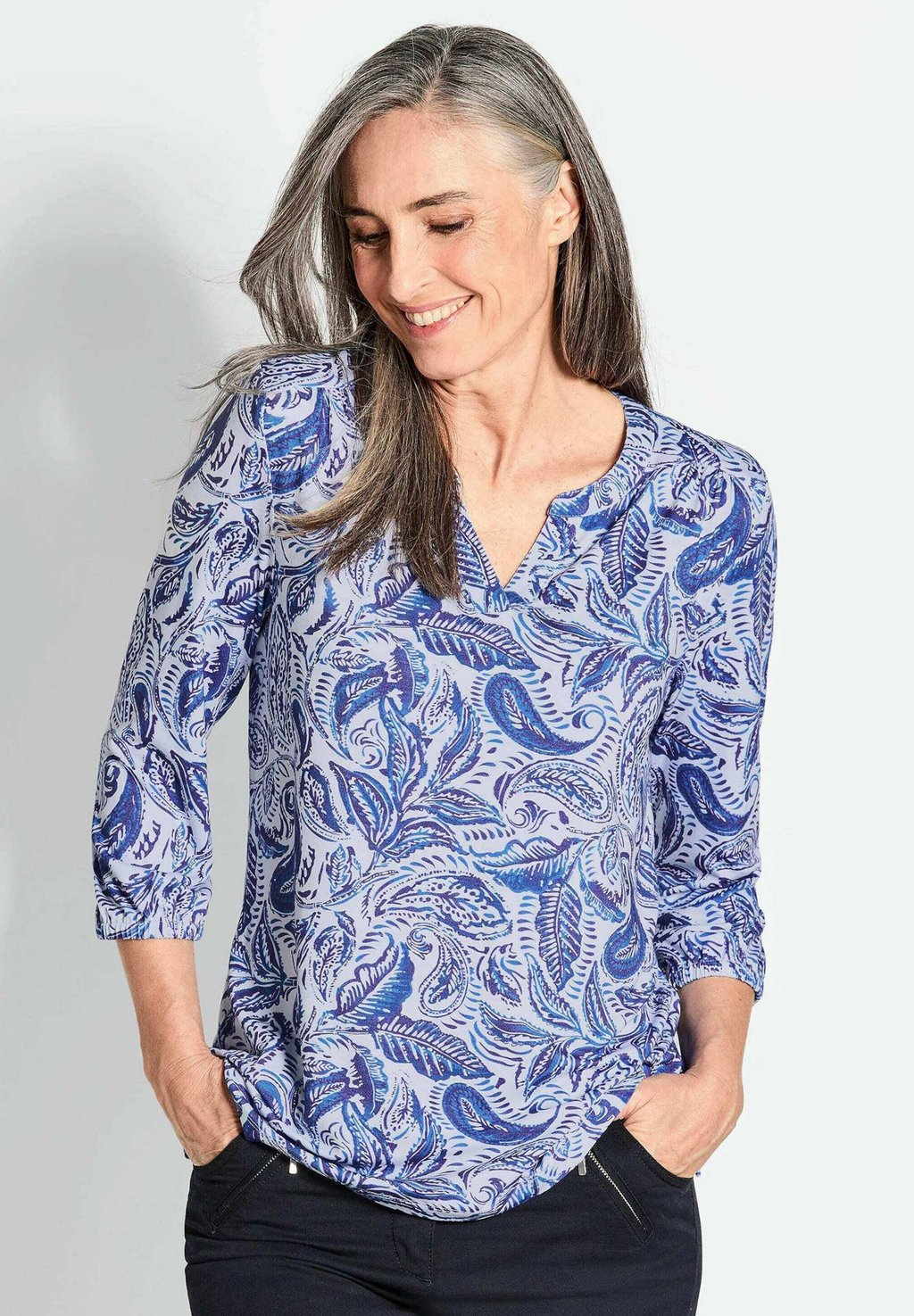 Топ с длинными рукавами GOLDNER, синий
Топ с длинными рукавами GOLDNER, синий