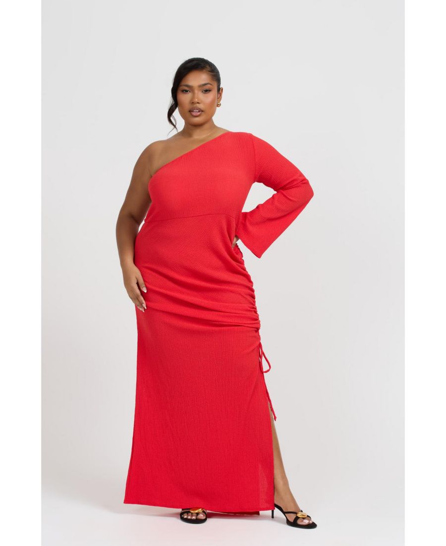 Женское длинное платье на одно плечо с расклешенными рукавами FASHION-SZN CURVE, Red
Женское длинное платье на одно плечо с расклешенными рукавами FASHION-SZN CURVE, Red