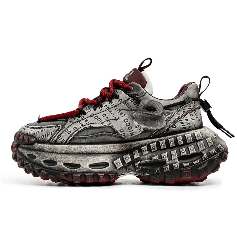 JANECO Антискользящие износостойкие массивные низкие кроссовки мужские серо-красные, цвет Gray Red
JANECO Антискользящие износостойкие массивные низкие кроссовки мужские серо-красные, цвет Gray Red