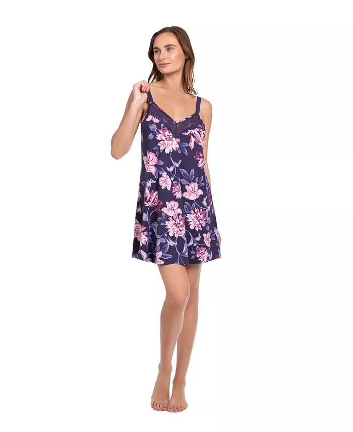 Женская трикотажная сорочка Jazlynn Linea Donatella, фиолетовый 
Женская трикотажная сорочка Jazlynn Linea Donatella, фиолетовый