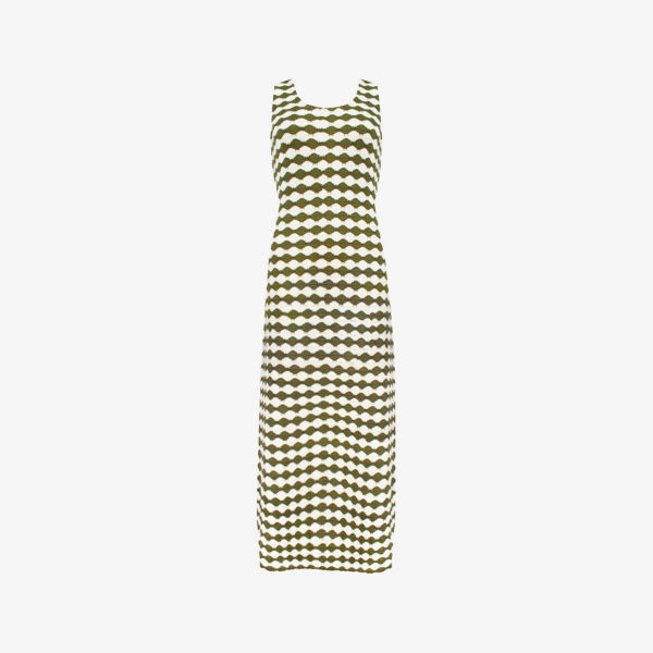 Платье макси Ro&Zo с ромбовидным узором вязаное, хаки
Платье макси Ro&Zo с ромбовидным узором вязаное, хаки