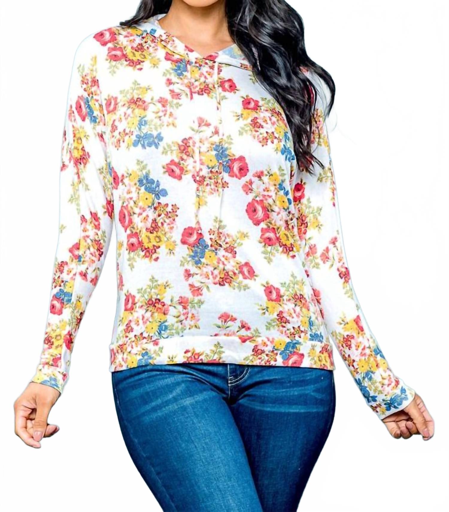 Мягкий вязаный цветочный худи с кулисками в мультиколоре Love Spell
Мягкий вязаный цветочный худи с кулисками в мультиколоре Love Spell