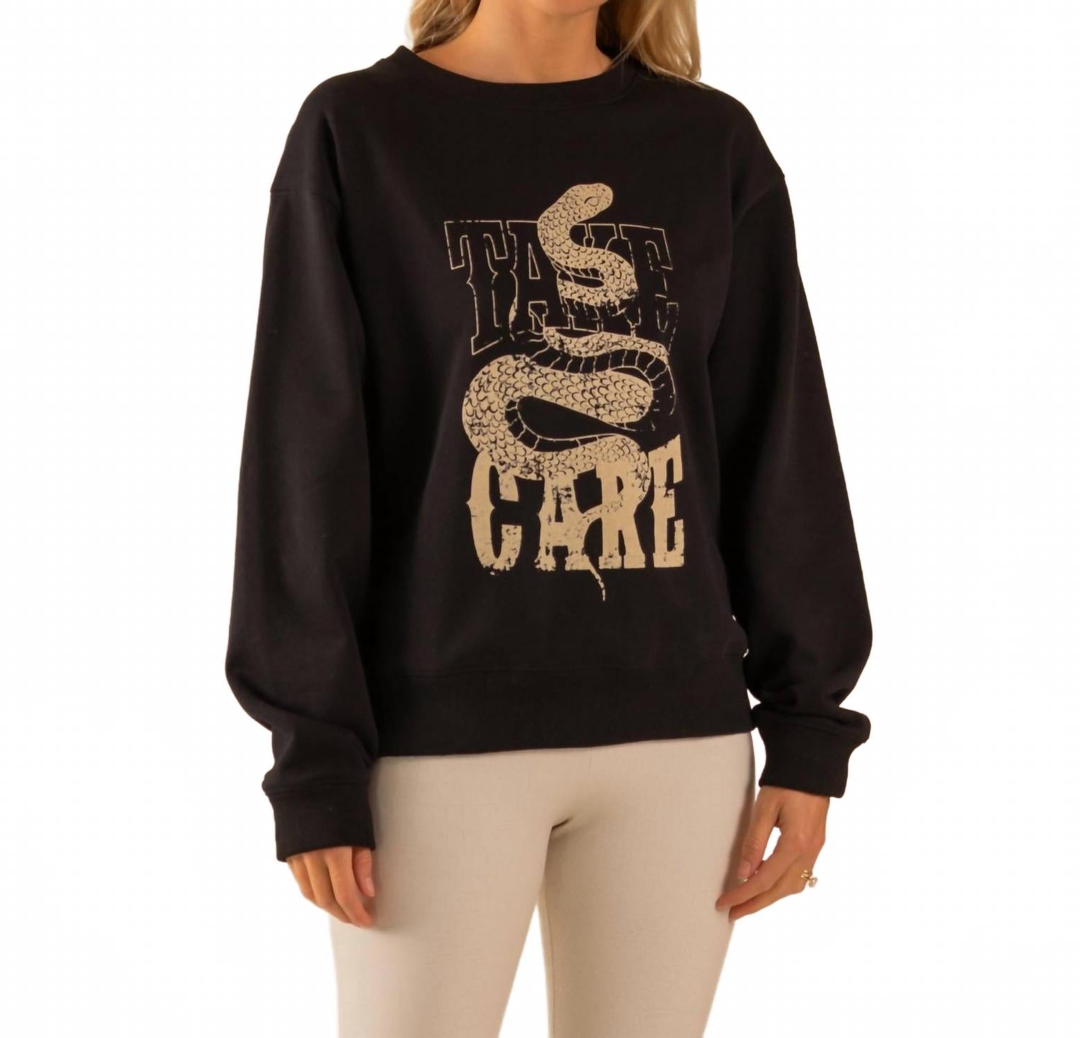 Черный оверсайз свитшот Take Care 90-х Care Tucker
Черный оверсайз свитшот Take Care 90-х Care Tucker