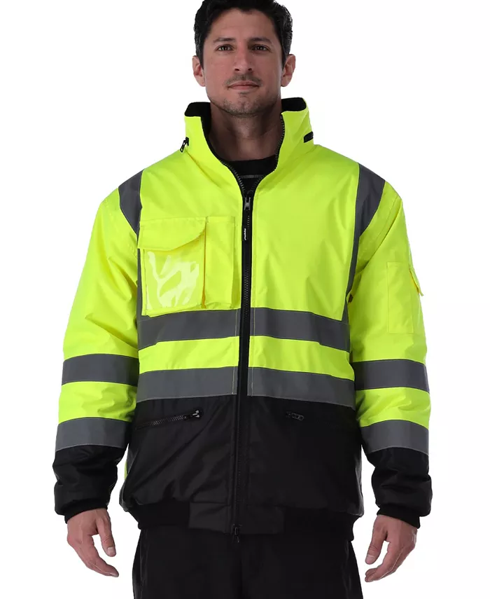 Большая и высокая куртка-бомбер HiVis Waterproof - защита от экстремального холода, высокая видимость, подкладка из флиса, выдвижной капюшон Refrigiwear, зеленый
Большая и высокая куртка-бомбер HiVis Waterproof - защита от экстремального холода, высокая видимость, подкладка из флиса, выдвижной капюшон Refrigiwear, зеленый