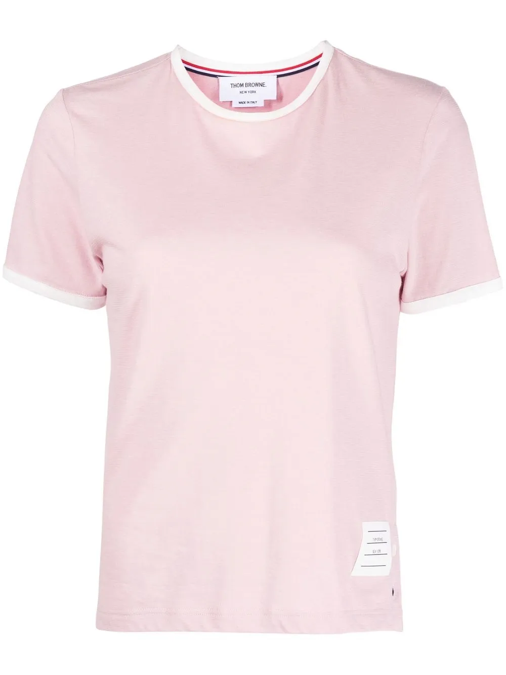 Футболка с контрастной отделкой THOM BROWNE, розовый
Футболка с контрастной отделкой THOM BROWNE, розовый