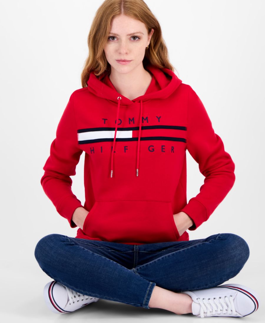 Женская толстовка с капюшоном и вышитым логотипом Tommy Hilfiger, Scarlet
Женская толстовка с капюшоном и вышитым логотипом Tommy Hilfiger, Scarlet