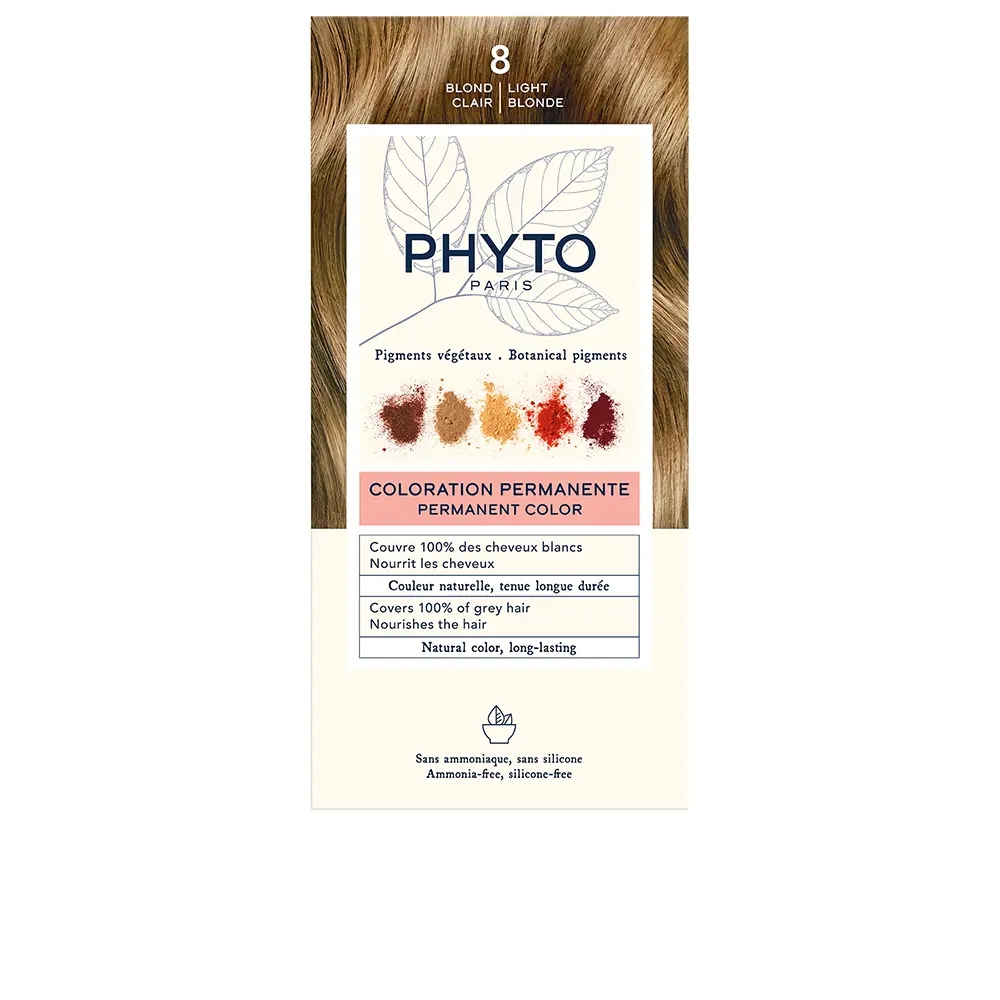 Краска для волос Phytocolor Phyto, 8-светлый блонд
Краска для волос Phytocolor Phyto, 8-светлый блонд