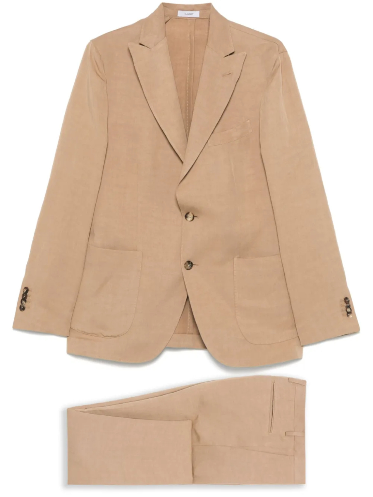 Однобортный костюм Boglioli, нейтральный
Однобортный костюм Boglioli, нейтральный