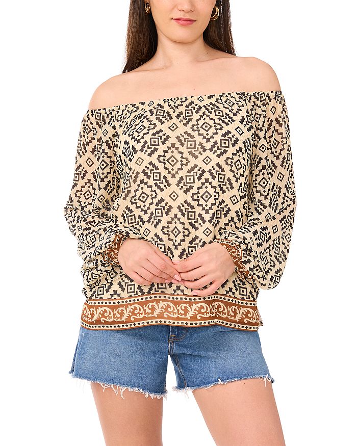 Принтованный топ VINCE CAMUTO, коричневый/бежевый
Принтованный топ VINCE CAMUTO, коричневый/бежевый