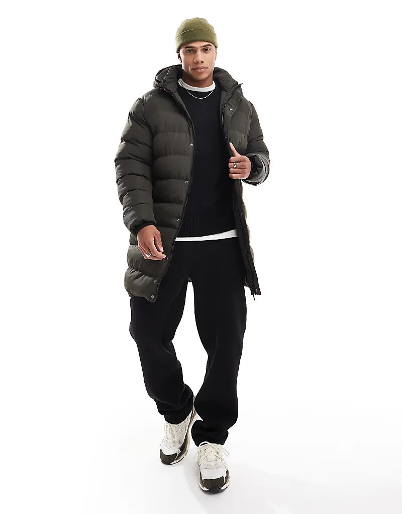 Удлиненная куртка-пуховик French Connection цвета хаки
Удлиненная куртка-пуховик French Connection цвета хаки