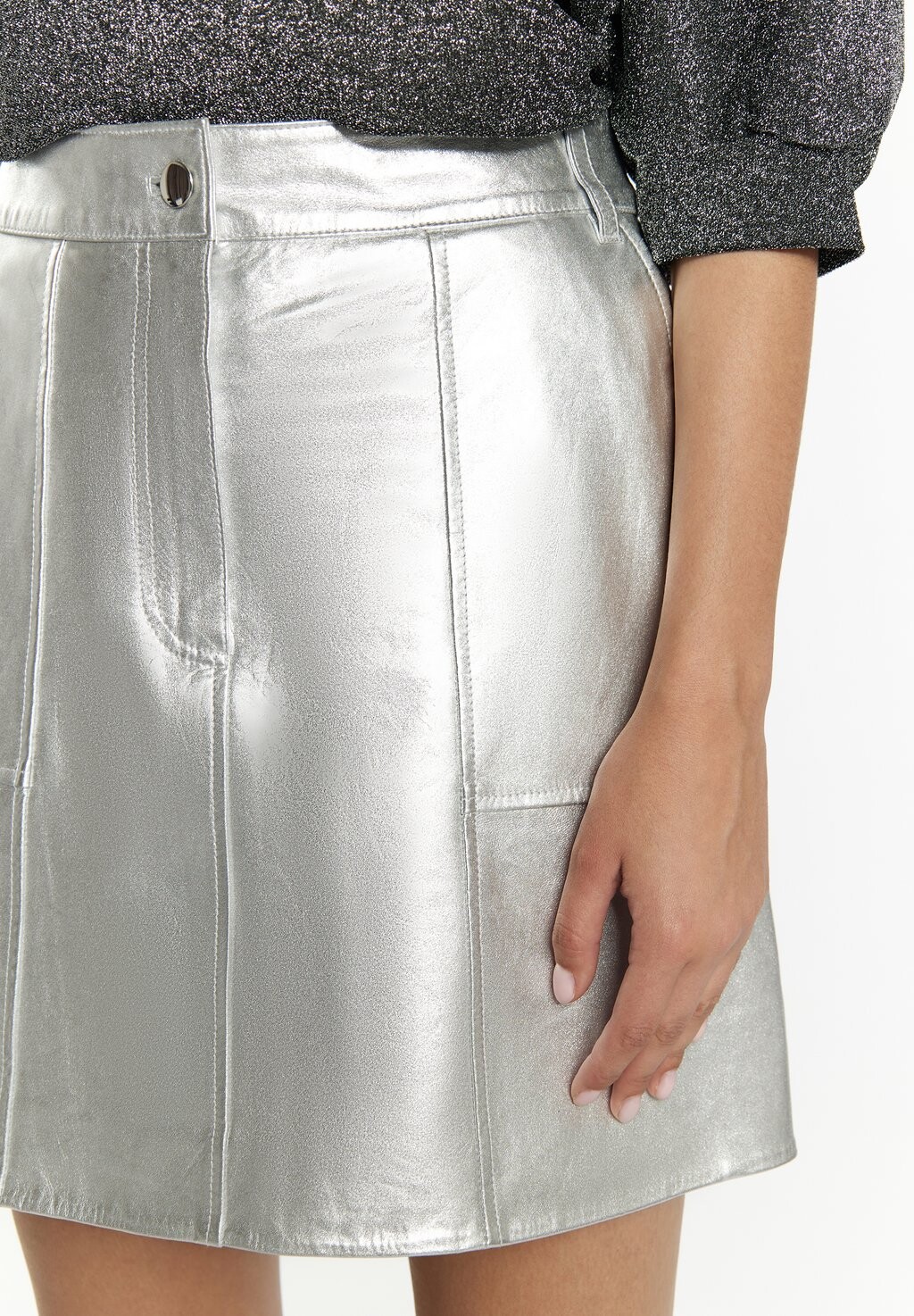 Юбка А-силуэта faina, серебристый
Юбка А-силуэта faina, серебристый