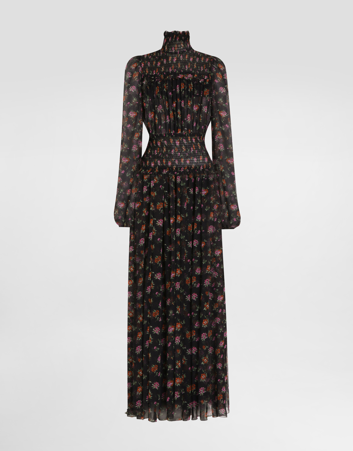 Длинное шифоновое платье с цветочным принтом Dolce & Gabbana, мультиколор
Длинное шифоновое платье с цветочным принтом Dolce & Gabbana, мультиколор