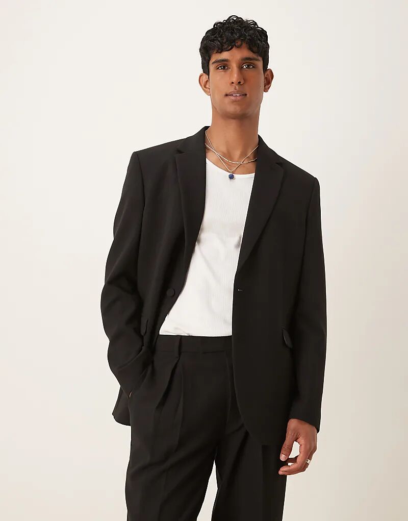 Свободный удлиненный пиджак ASOS DESIGN черного цвета
Свободный удлиненный пиджак ASOS DESIGN черного цвета