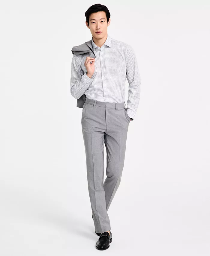 Мужские брюки Modern-Fit из шерстяной смеси Hugo Boss, серый
Мужские брюки Modern-Fit из шерстяной смеси Hugo Boss, серый